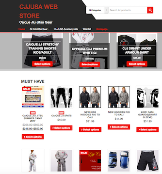 Caique BJJ web store image